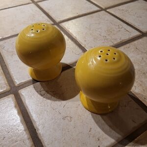 Fiestaware Yellow Salt & Pepper Shakers
